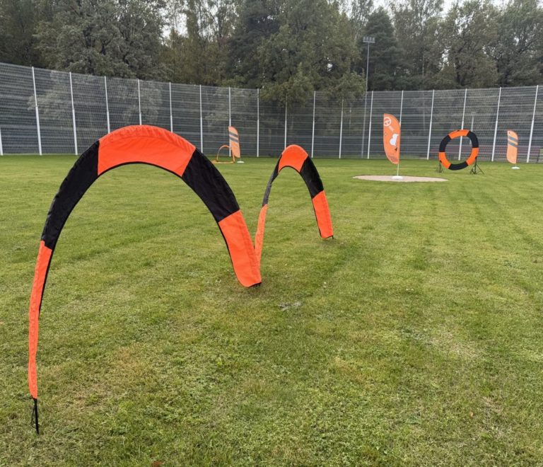 Трасса fpv на улице